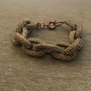 Pavé Statement Chain link Bracelet